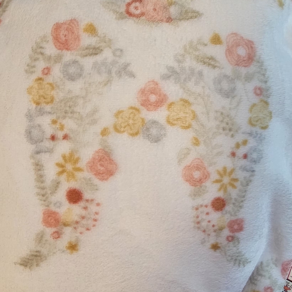 Harmony Hill Floral Plush Throw - Picture 3 of 4